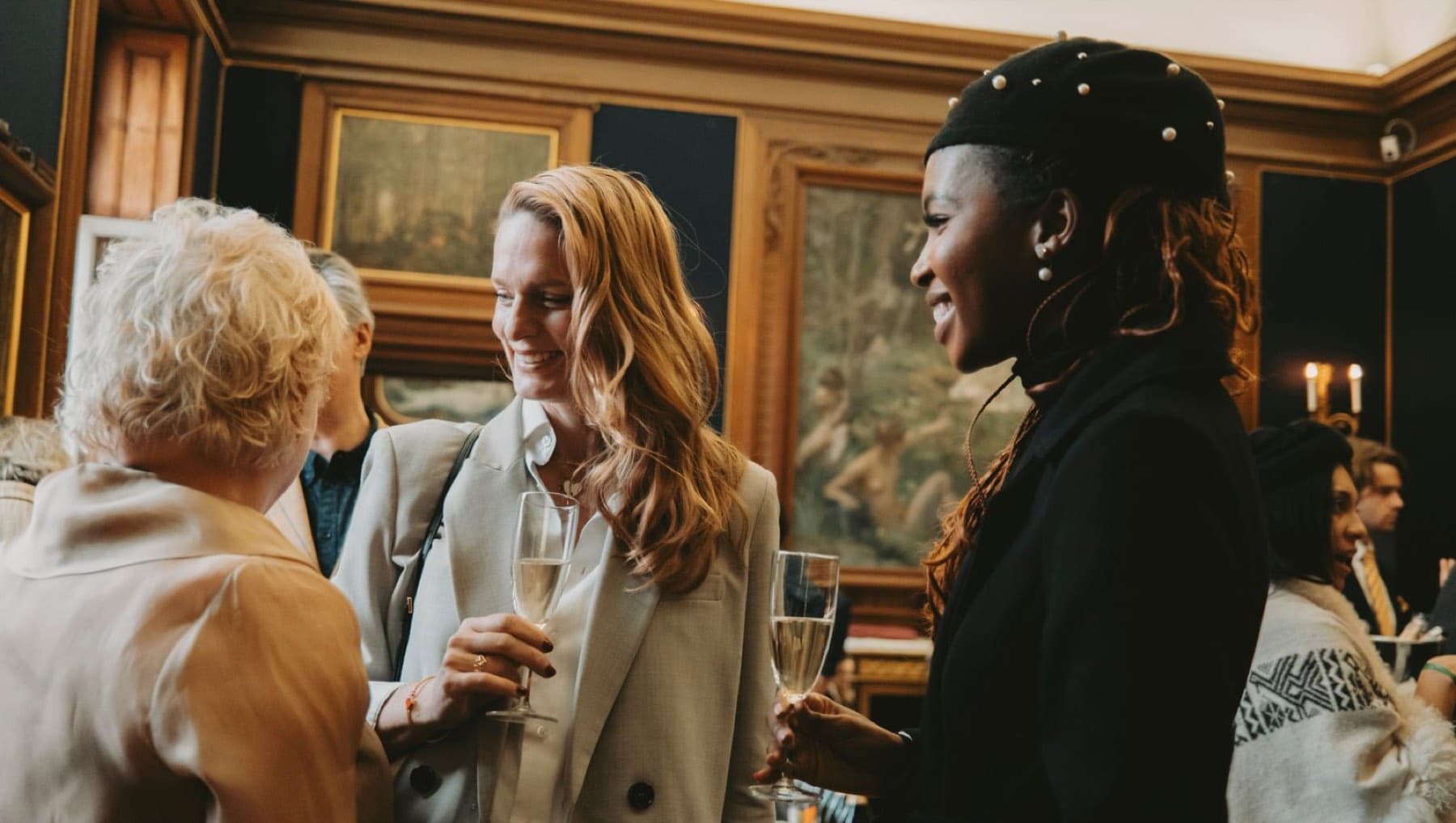 The inaugural salon at Château de Chantilly